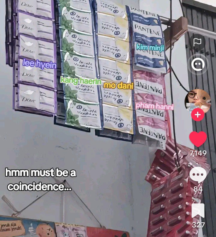 njwmx1's tweet photo. newjeans is everywhere 😭 even shampoo pun ot5 😭 https://t.co/mYswWXxjaa