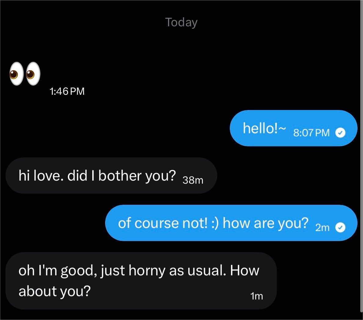 glttrpaws's tweet photo. 2 messages in btw :/ just because i’m nsfw does not mean i want to immediately fuck, thanks :) https://t.co/8TO1ChnP9K