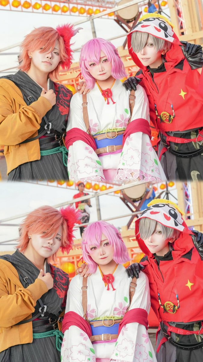 chromeeeel's tweet photo. ※ⓒⓡ、nmmn cos  
📸(@SktdnNgnL_love) #撮った丼 
 ︎︎
祭の灯りより、眩しい絆 https://t.co/0nn9YtVsiZ