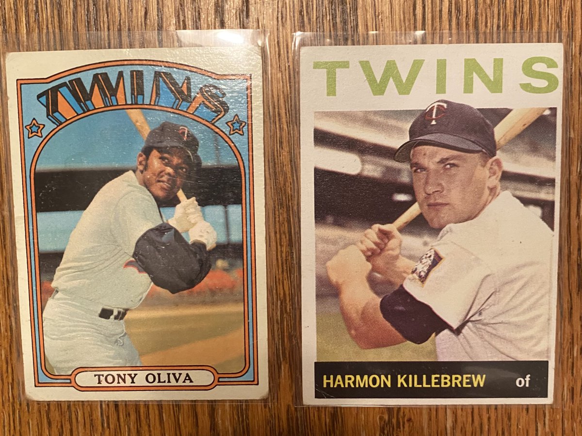 NeilVance34's tweet photo. @CardsStory 1964 Killebrew $10
1972 Oliva $5

Add $1 PWE or take both for free PWE. https://t.co/5jIEEAmgM8