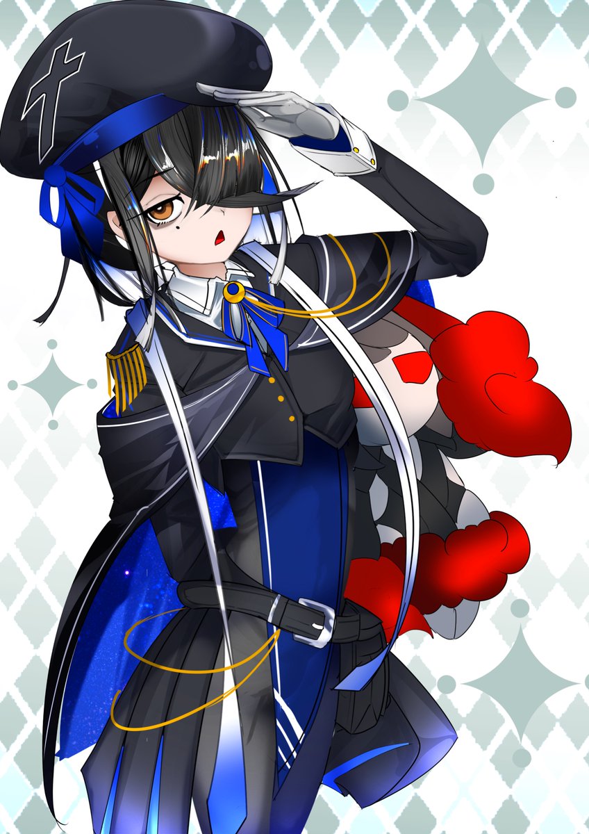 kitunebi_nellws's tweet photo. 徐福ちゃん　軍服ロリータ https://t.co/mDEiOcur1v