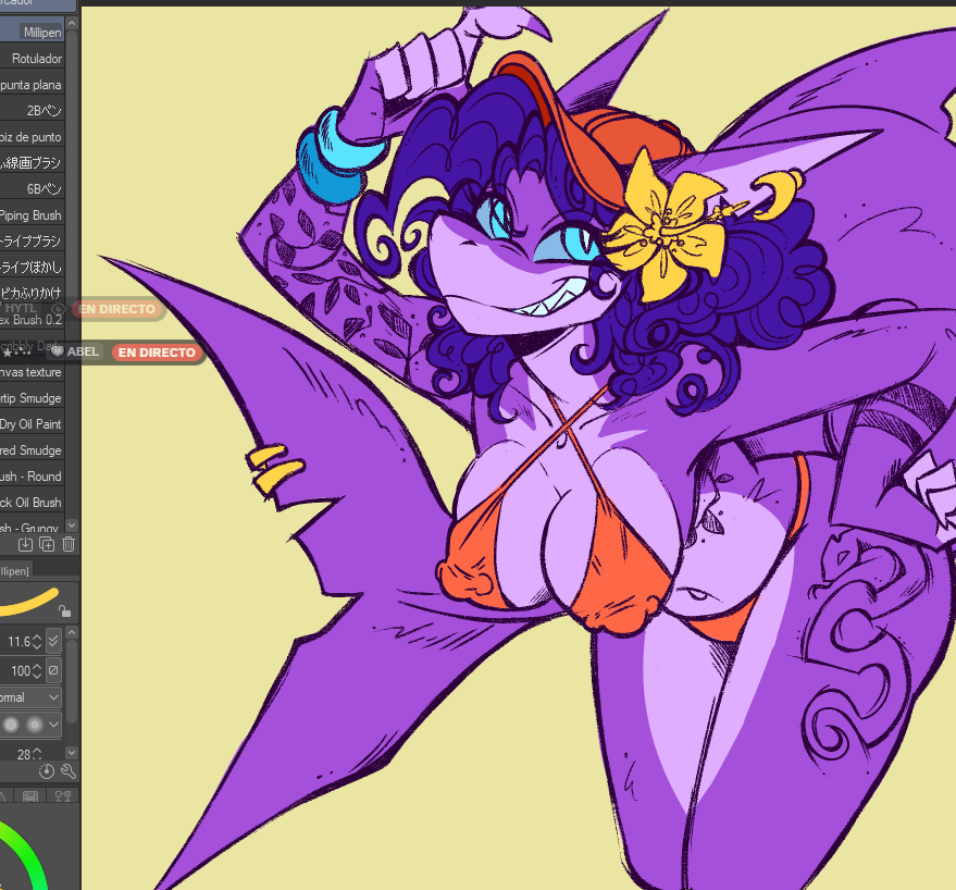 Alien_marvada's tweet photo. no mori!! ando working hard, ya posteare prontito no se precupen que no me olvide del otro dibujo de la J!

paso pa dejarles esta tiburona preciosa de @SkyBlueF0900 que le estoy haciendo~🦈💜✨ https://t.co/8qHmgPzGcB