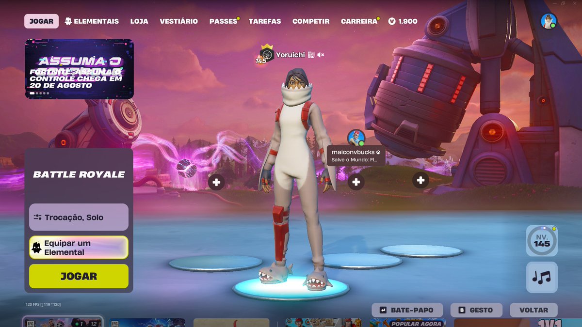 Yoruichiifn's tweet photo. Alguém on?

#fortnite https://t.co/S9iLZIiM6m
