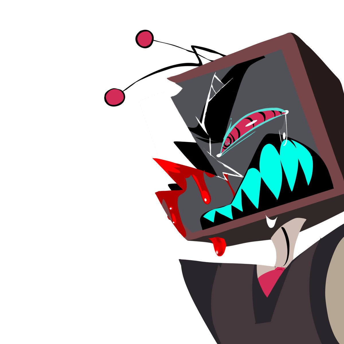 BlurryfaceVox's tweet photo. Drawing something that requires me to draw the back of the red deer's fuckass haircut ๐ญ๐ญ
#NOTASHIP #Vox #HazbinHotel #myart #art #wip https://t.co/wpxhYMRrJB