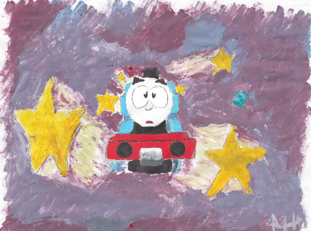 FurmanMatt50960's tweet photo. Art Challenge Time! One Of My 152 current Twitter Followers can Enter a Art Giveaway to get a painting of there PFP to enter you have to enter you just have to follow me! and post some form of thomas content! the winner will be chosen randomly! https://t.co/R0oDHu6QEp