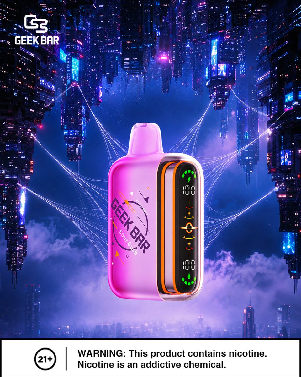 geekbarvape's tweet photo. Caught between worlds. Powered for this one. 🕸️⚡
Neon lights, endless nights, and a bold new perspective.
Step into the GEEKBAR universe. 💜🌃
#GEEKBAR #NeonCity #CyberpunkVibes #IntoTheNight #FutureAesthetic #UrbanEnergy #ProductPhotography #CreativeVisual #GeekModeOn https://t.co/1NXPagLGlh