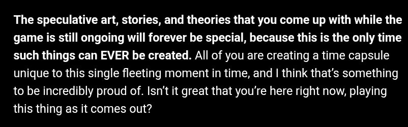 cammyboig's tweet photo. I gotta say reading this really touched me. It's kinda surreal to hear toby address the theory community so directly.
Really happy to be a deltarune theorist https://t.co/wOqdX7TLQt