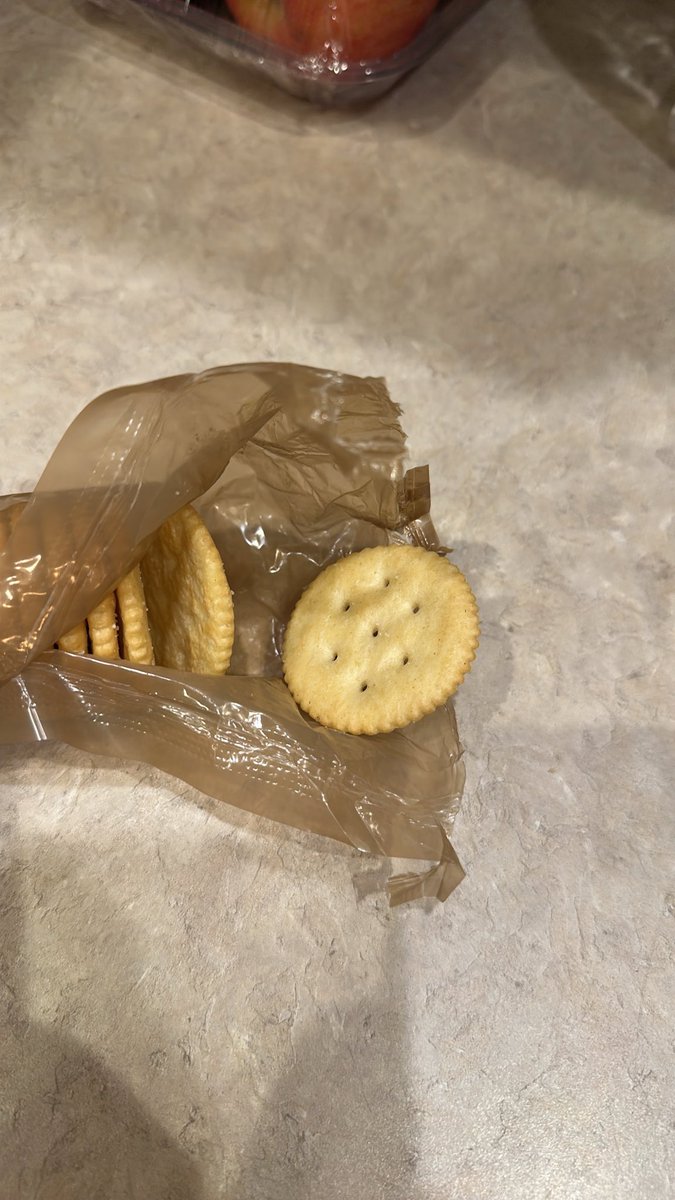 G5Hohn's tweet photo. Dear @MDLZ your Ritz crackers are routinely not baked enough and look far too pale and taste raw. These aren’t what nabisco made famous. Fix it. https://t.co/Ba0YUZ2v74