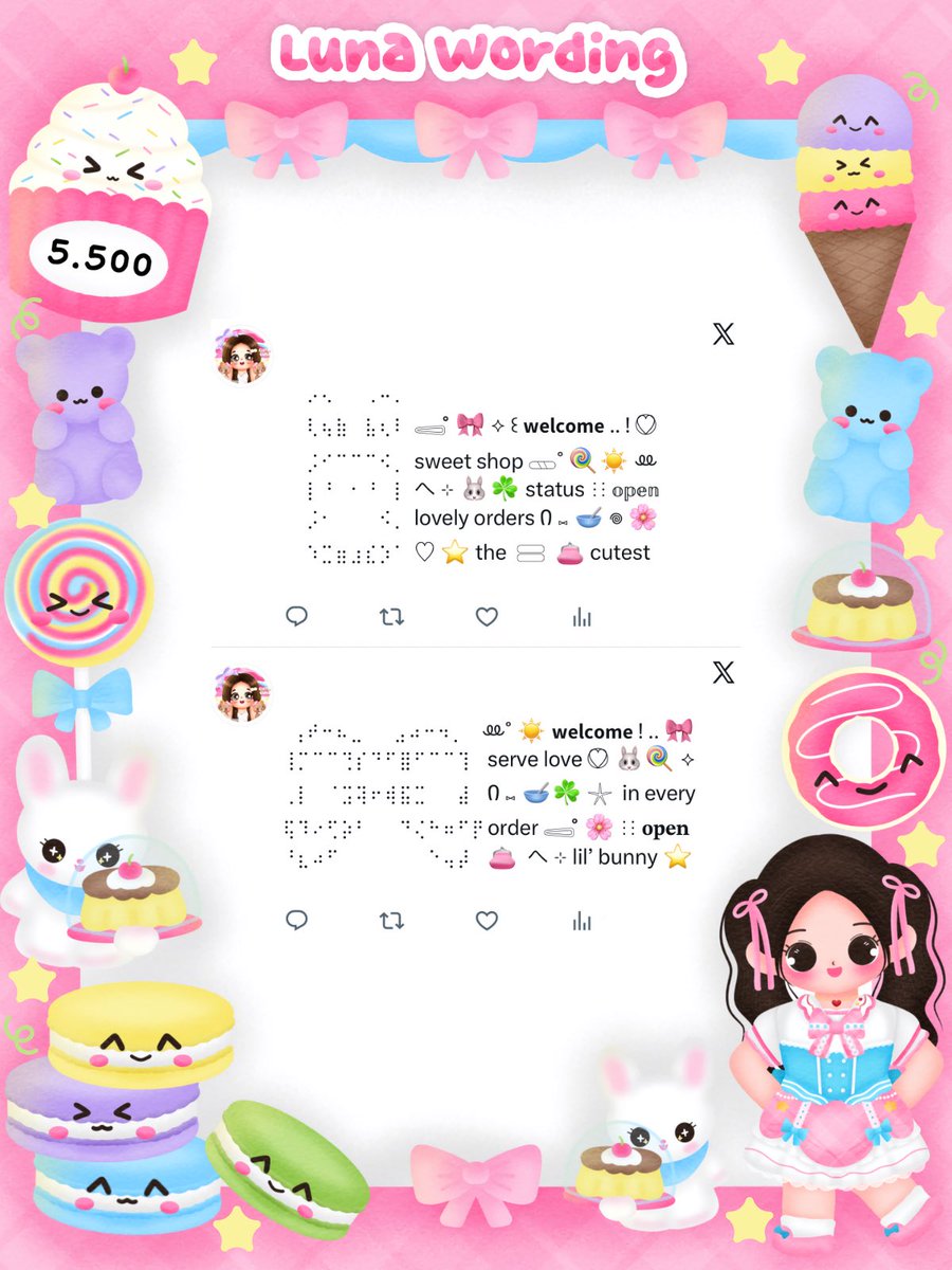 sereenitte's tweet photo. ⟡ help rt? thank you ˚ 👛🌱 

𓈄᳸  🐰🎀 ⟡ ꒰ 𝗻𝗼𝗺 𝗻𝗼𝗺 !  .. 🥣 ♡⃝ ⊹ hello cutie! luna brings 🍭☀️ യ ready stock ☘️ 𖦹⊹ pinned wording for you 𓈃 🌸 IDR ꒰ 5.500 ꒱ only! ⭐️ peek ALT 💭 for details ♡ grab yours! 🍰 ꔛ 

♡ ⊹ ꒰ #bealanja ꒱ https://t.co/yE5LZUiDhR