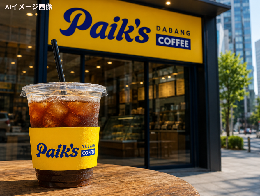 NoritterK's tweet photo. Paik's Coffeeがついに日本上陸☕
東京・新橋に日本1号店がオープン🗼

通勤時間帯の需要に合わせて日本限定の専用アプリも導入予定📱

韓国といえば大きいサイズの手持ちコーヒー🥤
日本でも気軽に楽しめるのが嬉しいね😆💛

📅8/6(木)～
さらに、今年中には日本2号店のオープンも計画中なんだって🫢 https://t.co/VicL4NgFR1