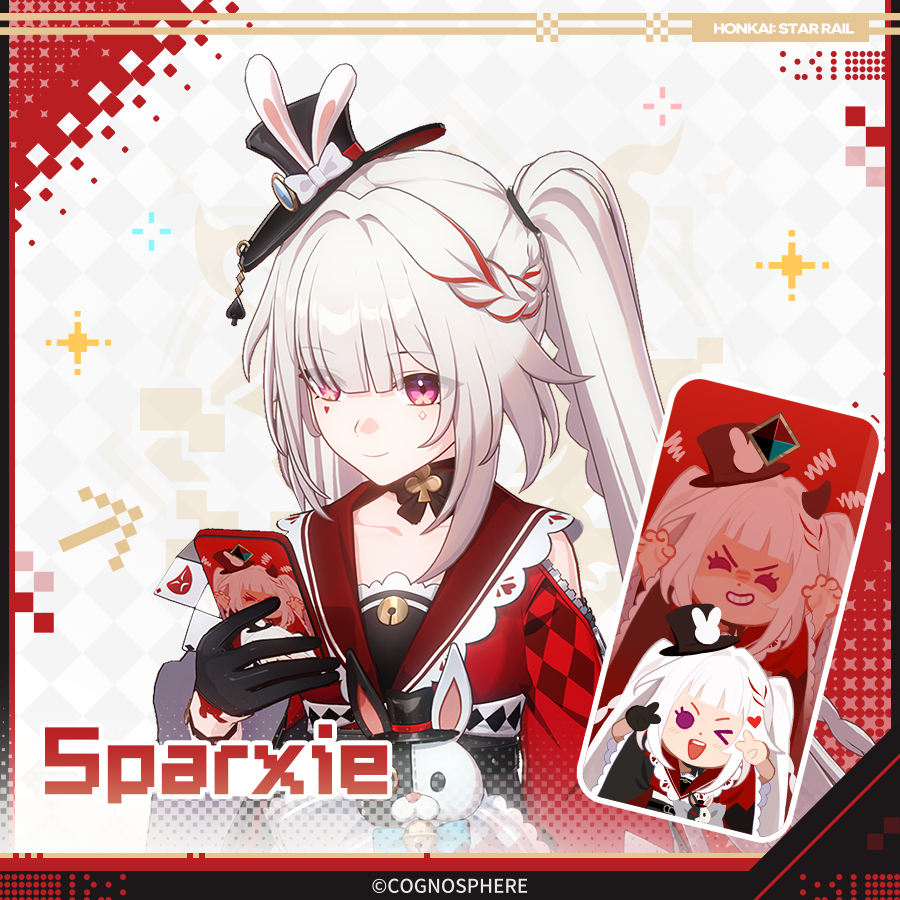 honkaistarrail's tweet photo. #HonkaiStarRail #StarRail 
Pom-Pom Doing Overtime | Their Phone Cases  (1/2)
Phone cases are one of the most important sources of elation during an adventure!
Because decorating an important travel essential like your phone helps put you in a better mood~
"Of course, the prettiest one of them all is Sparxicle's phone case!" Sparxie! Don't take Pom-Pom's mic!
Ahem! Pom-Pom bets the Trailblazer has a super cool phone case too! Hurry up and show everyone!