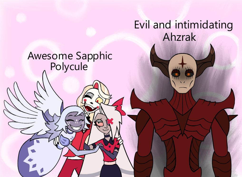 SaintAndreasFL's tweet photo. uh-oh...
#HazbinHotel #Doom #Chaggily https://t.co/8YFM3sF2Wa