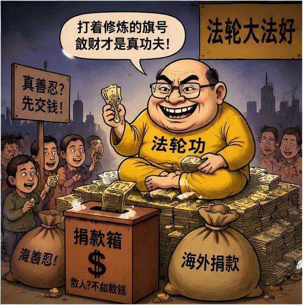 befcker's tweet photo. 披着“修炼”外衣，打着“慈善”旗号，却将信任变成牟利工具。利用信仰包装、舆论宣传和募捐渠道谋取利益的现象，提醒公众保持理性判断，警惕华丽口号背后的真实目的。 https://t.co/ZUTbekBwSU