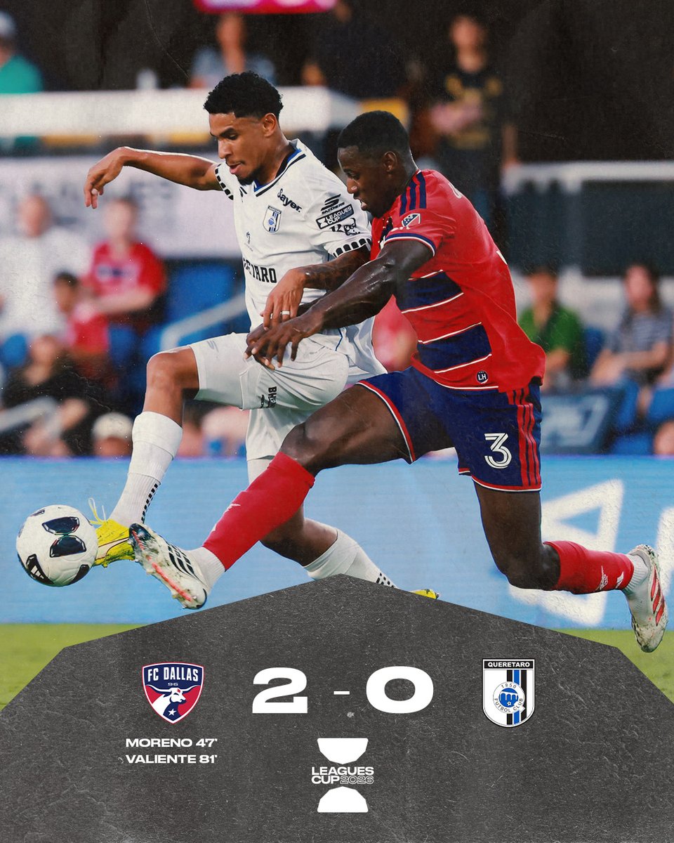 MLS's tweet photo. What a win for @FCDallas over Querétaro! https://t.co/pPXmMbsAYh