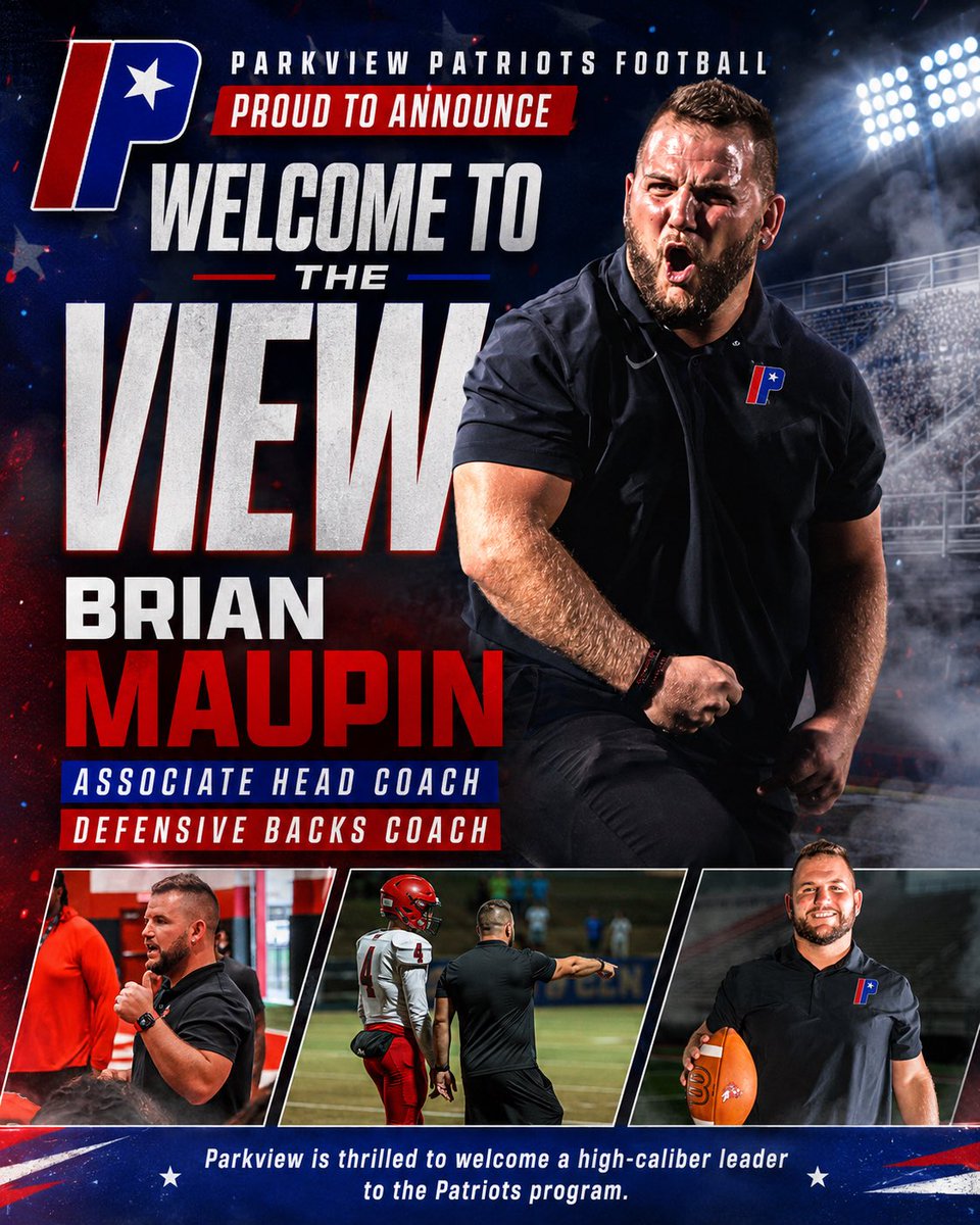 ParkviewLr's tweet photo. Coach Maupin is a rising star in this state, blessed to have him coaching our kids at Parkview! #TheView #TheBrotherHood https://t.co/1oTfNKiGP1