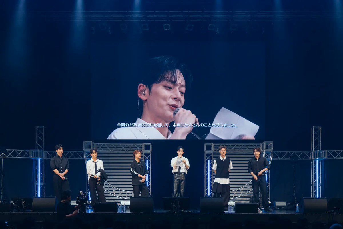 Kkorepo's tweet photo. 「イベントレポ」#BOYFRIEND Fan Concert [RE・ENGINE 再動]開催！デビュー15周年公演で「何年かかっても、また武道館へ」
🔗https://t.co/1XshSX099U https://t.co/Cd92J4OMPp