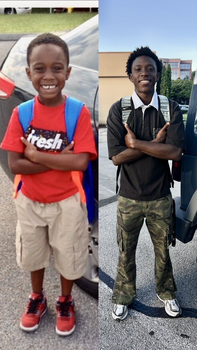 donisia84's tweet photo. First day of kindergarten to now a senior. Continue to be GREAT! You’re gonna have an AMAZING senior year! I love you Kohl Hunter Ward!👀❤️🫵🏾 https://t.co/bRyTuXVbbk