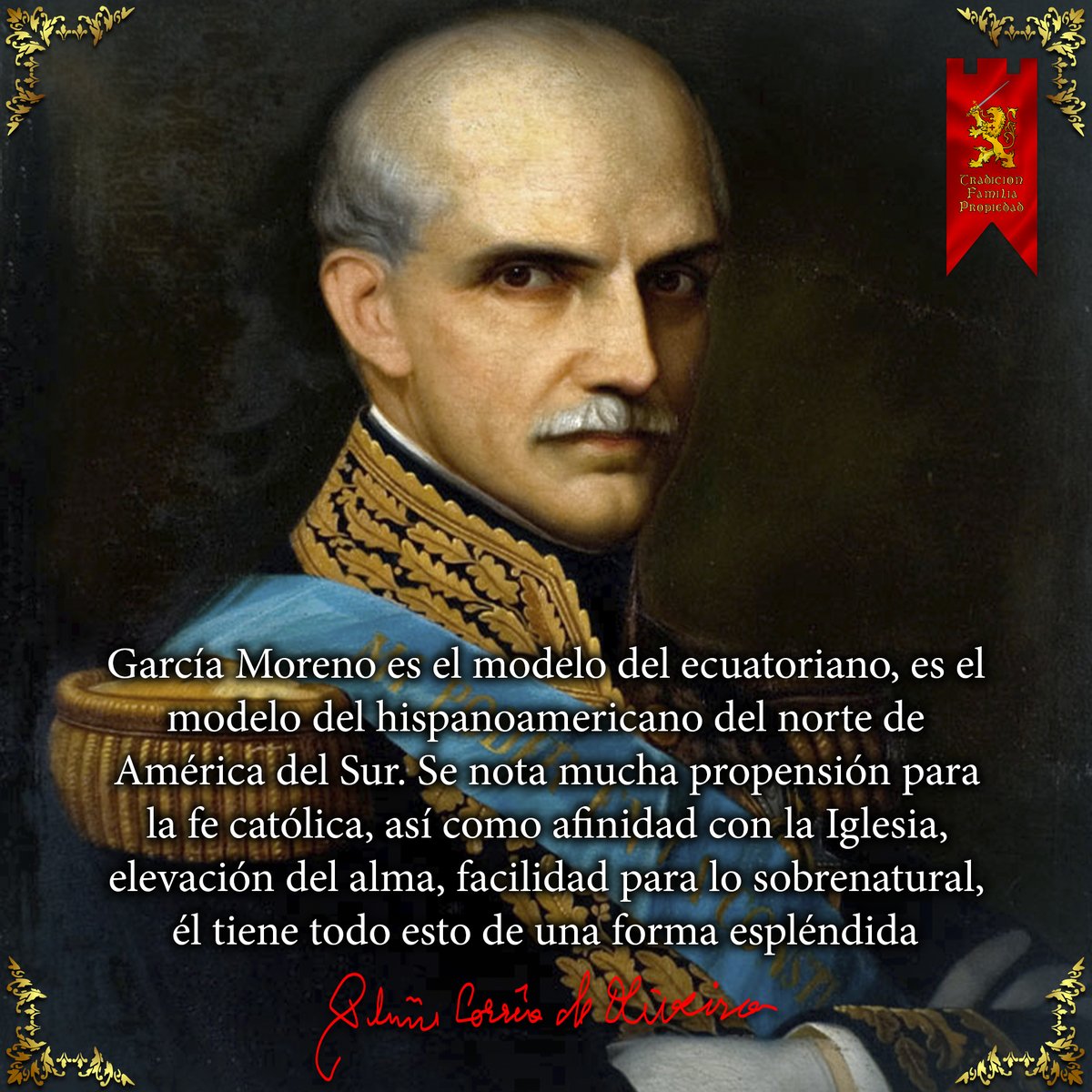 tfp_ecuador's tweet photo. Don Gabriel García Moreno https://t.co/d8v6Wnsad2