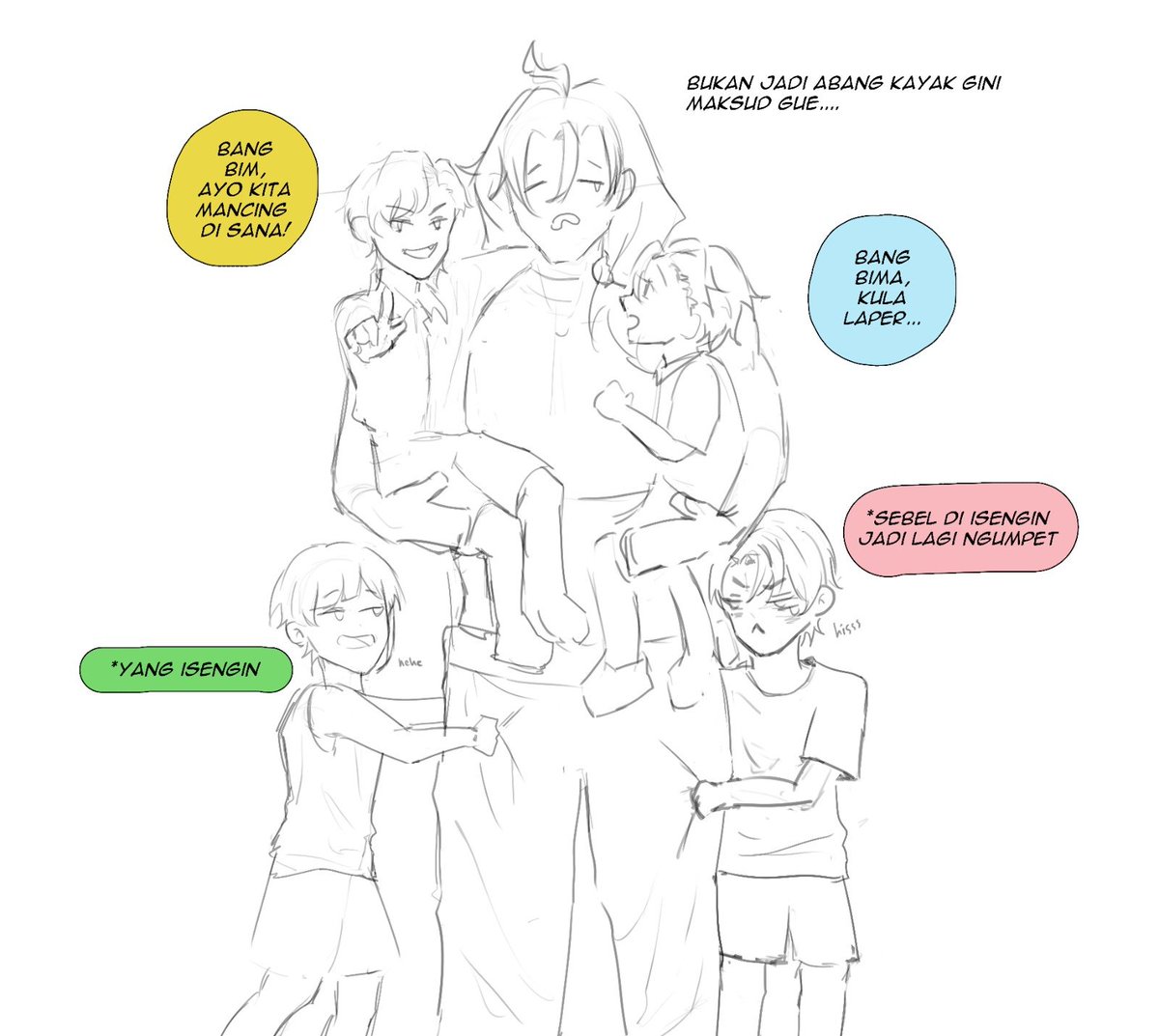 liciyah_'s tweet photo. karena ini minggunya si king paduka maharaja Bimbuy, kita jadiin dia abang sekali-sekali hehe☺️

#Bimajinasi #HappyBimday #MEVVARNAI https://t.co/450qv0nAlx