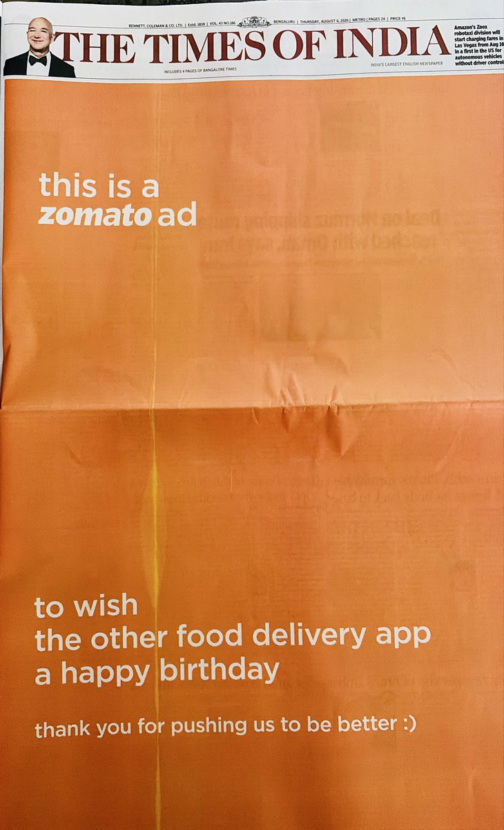 WeThePeople_03's tweet photo. Wake up guys, @zomato has dropped a bday banger yet again! https://t.co/g9q2MqTbwy