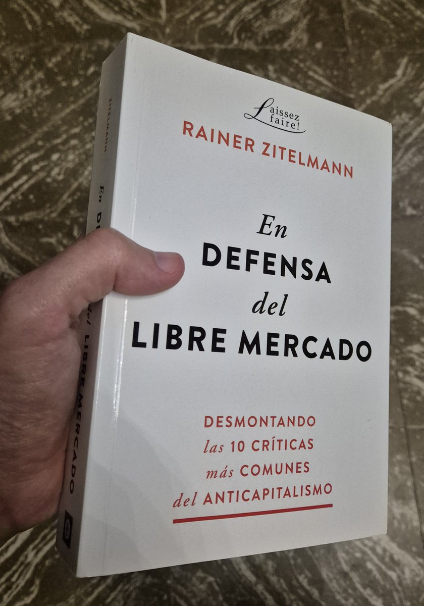 LuksEstevez's tweet photo. #enDEFENSAdelLIBREMERCADO de @RZitelmann es un gran libro para salir del relato y mirar el libre mercado con datos, historia y argumentos. https://t.co/2G6i0aO1NN