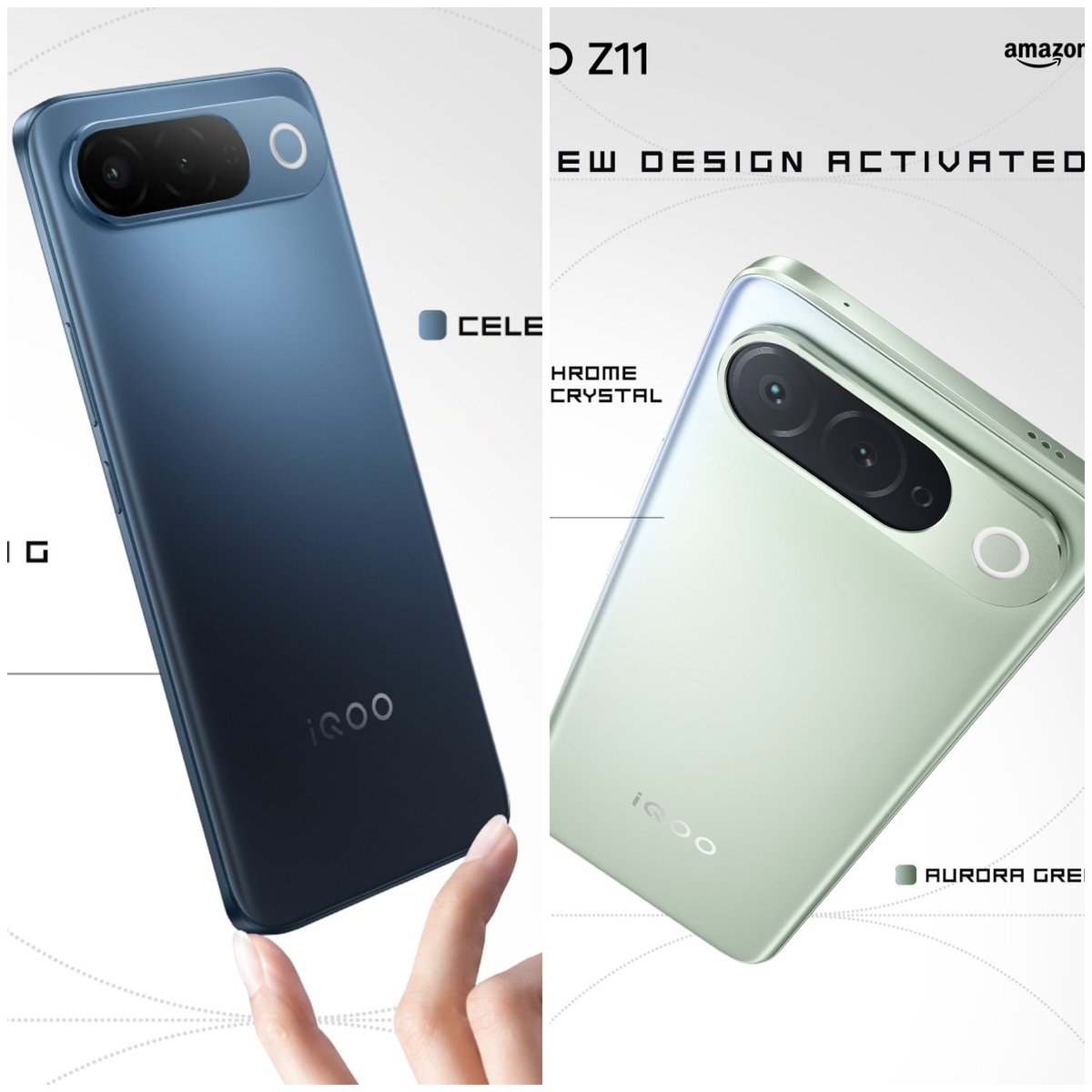 XMaximumCarnage's tweet photo. Pick your Favourite colour 
#iqoo #iqooz11
🟦 Celestial Blue
🟩 Aurora Green https://t.co/Kum9zFkvIg