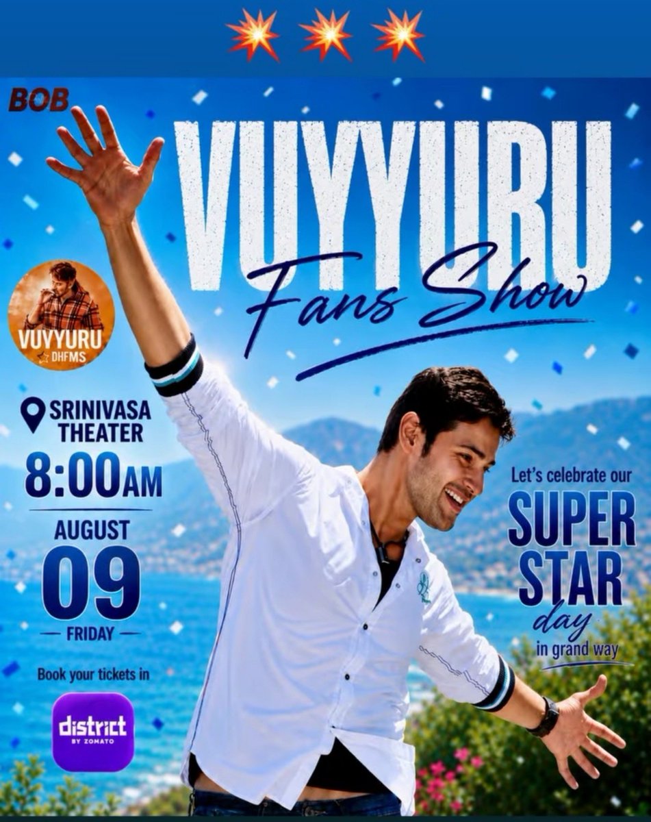 Venky_189's tweet photo. Book your Tickets
#Vuyyuru
#Dookudu4K
#SSMBBirthday Celebrations โจ๐ฅ https://t.co/Vfn8jy58f5