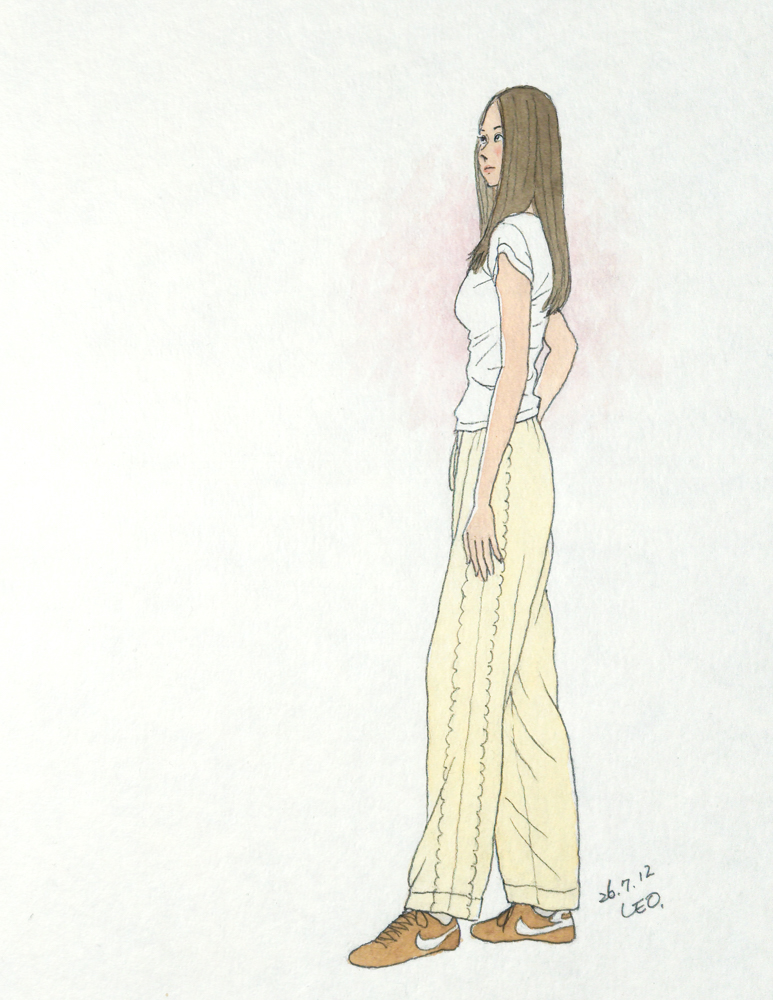 nboshi_leo's tweet photo. 今週末の日曜日（8/9）に、女性ファッションモデルを描くスケッチ会「女性を描く現場」を開催します（京都市）。皆様のご参加をお待ちしています！ また9月にはグループ展を開催します！ こちらの画像は先月（7/12）のスケッチ会の私の作品、アナログ水彩人物画です。

今年9月開催のグループ展の概要は下記の通りです。コロナ禍以降久しぶりの開催です！ 会期は 2026年9月15日(火)〜20日(日)、会場は ギャラリー祇園精舎（京都市）です。これまで本スケッチ会に参加していないけどグループ展に出展したい、という方は、8/9、9/13のスケッチ会例会にご参加ください！(9/13のみの参加の場合は事前に連絡をください）

ファッションイラストレーター穂積和夫さんのスケッチ会に端を発する「女性を描く現場」は、毎回異なるプロのファッションモデルを、ポーズや衣装を変えて4〜5パターン描くことができる、楽しい雰囲気のスケッチ会です。岡崎公園、平安神宮、美術館等が近い ”京都市勧業館みやこめっせ” で月1回開催しています。

⚫︎スケッチ会「女性を描く現場」
　https://t.co/UIaGg2LcnO
　または「女性を描く現場」で検索
・開催日：月1回・日曜日に開催（8/9、9/13、10/18、11/22 …）
・時間：13:30〜16:30 (13:00開場)
・場所：京都市勧業館みやこめっせB1F 会議室
　　　（月により会場が変わることあり）
　　　https://t.co/zDMKVI6guV
・参加費：入会金不要、参加料一回2,000円（学生1,000円）
・参加申し込み：kakugenba@gmail.com に参加希望日とお名前をご連絡ください。

⚫︎「女性を描く現場」グループ展
・日時：2026/9/15(火)〜20(日) 搬入9/14、搬出9/20）
　　　　11:00〜18:00（最終日は〜16:00）
・会場：ギャラリー祇園精舎
　　　（京都市東山区祇園町北側 253）
 https://t.co/iSpY9ec3lG

#イラストレーター #女性画 #女性を描く現場 #スケッチ会