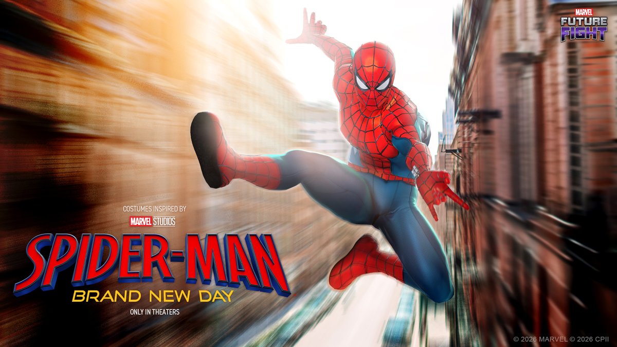 Marvel_FFightUS's tweet photo. Celebrate the theatrical release of Marvel Studios’ Spider-Man: Brand New Day with a special coupon! Visit our web shop and claim 300 Crystals! #MARVELFutureFight https://t.co/9XplVwQvPP