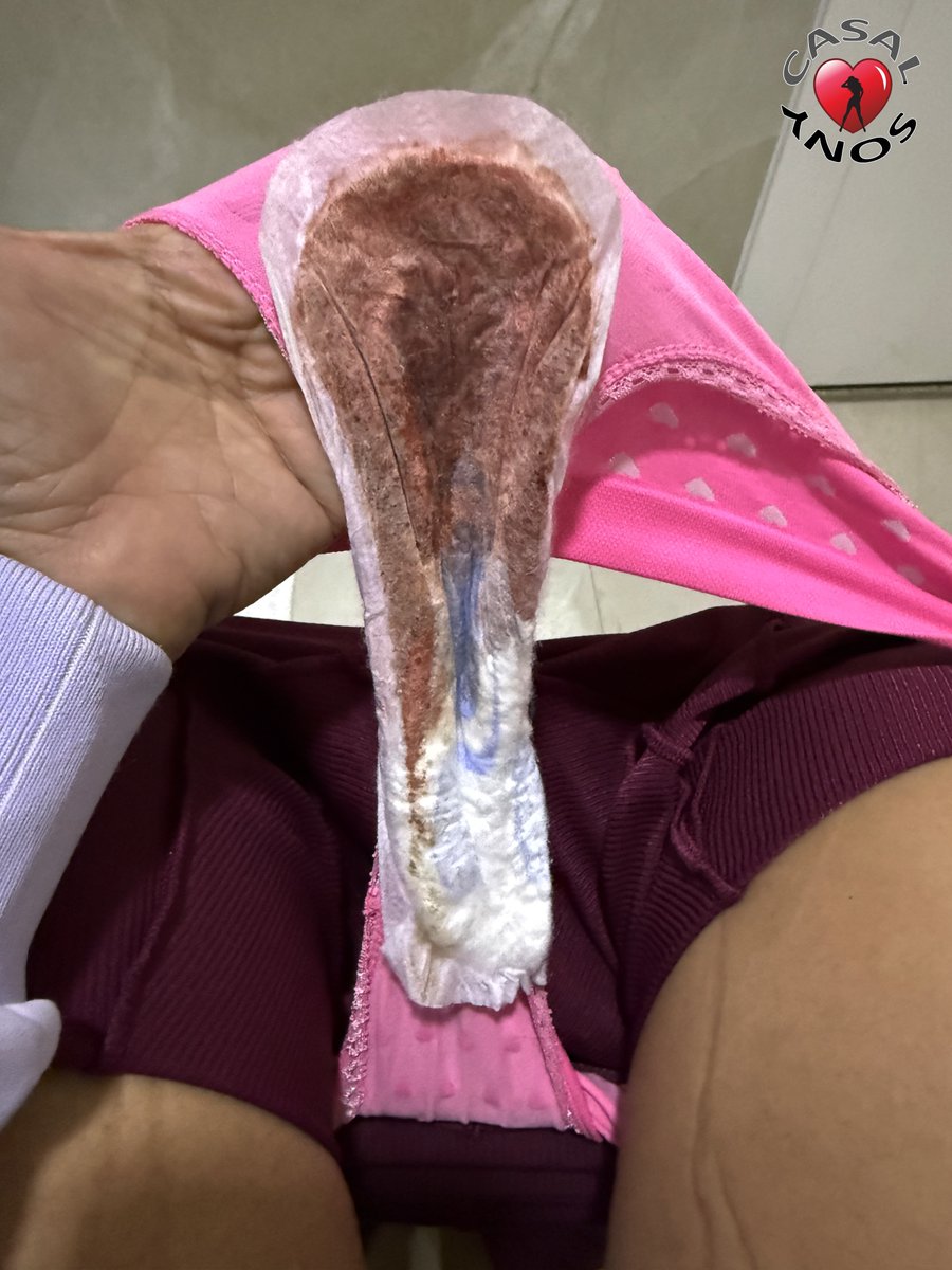 sonypanties's tweet photo. Meu absorvente amanheceu hoje cheiinho, olha que lindo vermelhinho e esta quentinho e com cheiro forte! 😘

My sanitary pad was absolutely full this morning—look at that beautiful bright red; it's still warm and has a strong smell! https://t.co/VDEAfJM2lf