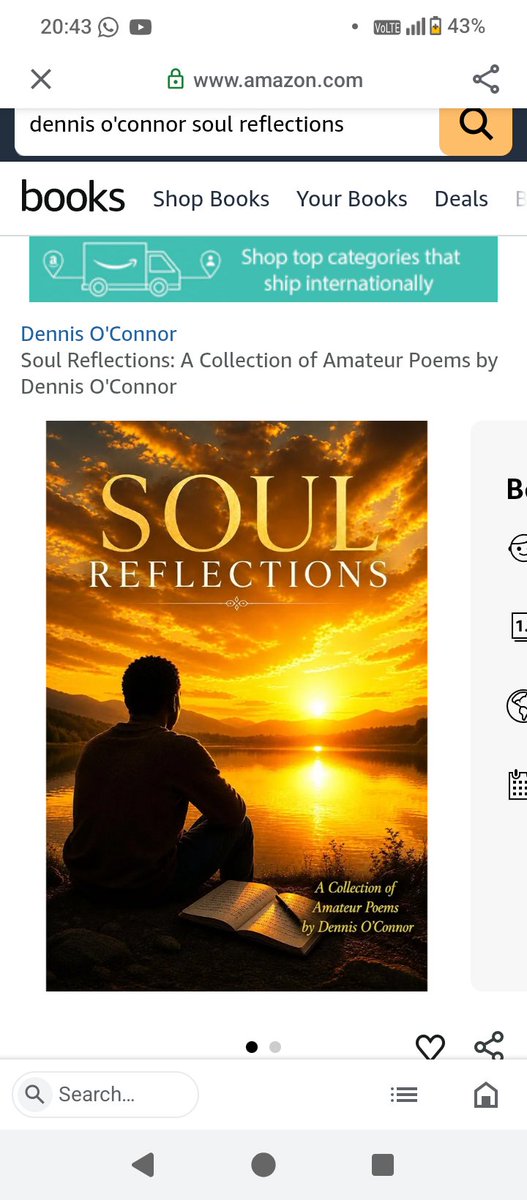 Dennioc77's tweet photo. @davepperlmutter @X Quench your soul's thirst with melodic poetry in #SoulReflections. Understand the existence of God in #GodandPolitics. https://t.co/ihgmQI8AFv