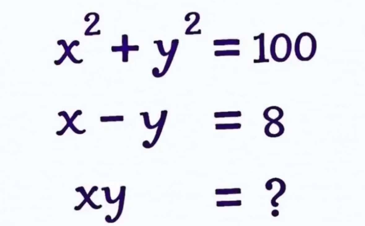 IQTestBrain's tweet photo. The answer is simple once you see it. What is it?

Find xy https://t.co/tEoTLxXzCz