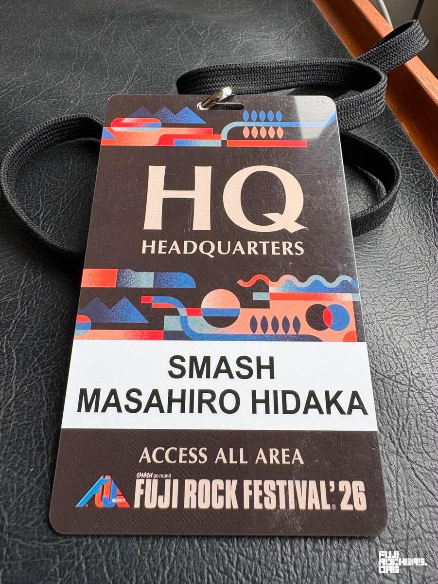 fujirockers_org's tweet photo. 合わせて緊急告知！日高大将が今年実際に利用していたスタッフパスをプレゼントします！
大将へのメッセージを送ってください！

▼応募フォームはこちら
https://t.co/Z4kYf1uWZN

#fujirock #フジロック https://t.co/JmRa8XxM8H