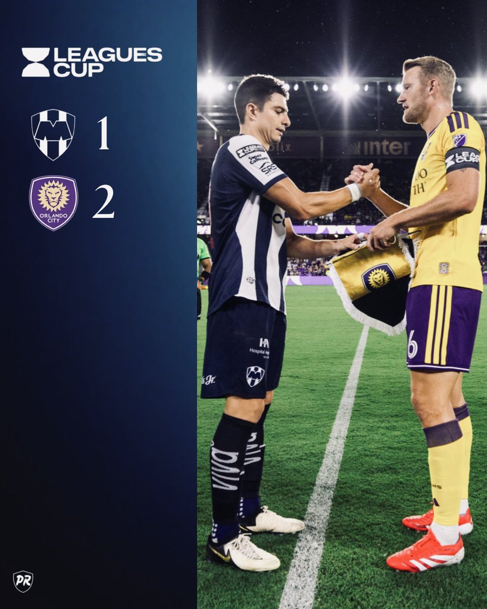 PlanetaRayadoPR's tweet photo. 90’ DERROTA. Rayados cayó ante Orlando City 2-1 en el primer partido de la Leagues Cup. Juego polémico por las decisiones arbitrales. Cuypers marcó su primer gol con Monterrey. 

#LeaguesCup2026 https://t.co/9yTdTYFoOr