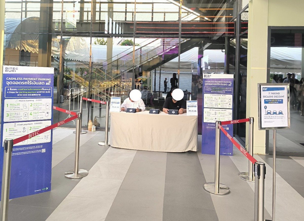 bitec_official's tweet photo. สำหรับแฟน ๆ ที่จะมาร่วมงาน #JuniorMarkConcert สามารถซื้อบริการ ค่าที่จอดรถแบบเหมาจ่าย 8 ชั่วโมง เพียง 60 บาท (หลังจากครบ 8 ชั่วโมง คิดค่าบริการเพิ่ม 20 บาท/ชั่วโมง) ✨

📍จุดให้บริการ: บริเวณหน้า BITEC Live  เวลา 13:00-23:00 น.

🚘 เฉพาะรถยนต์เท่านั้น (รถจักรยานยนต์ไม่เข้าร่วม) https://t.co/qtkYGf2jYk