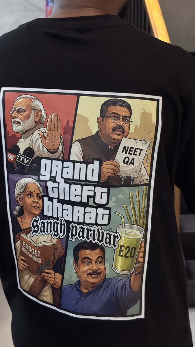 epradeep98's tweet photo. A colleague spotted someone wearing this T-shirt yesterday, in a cafe. https://t.co/AgnKzxZzlH