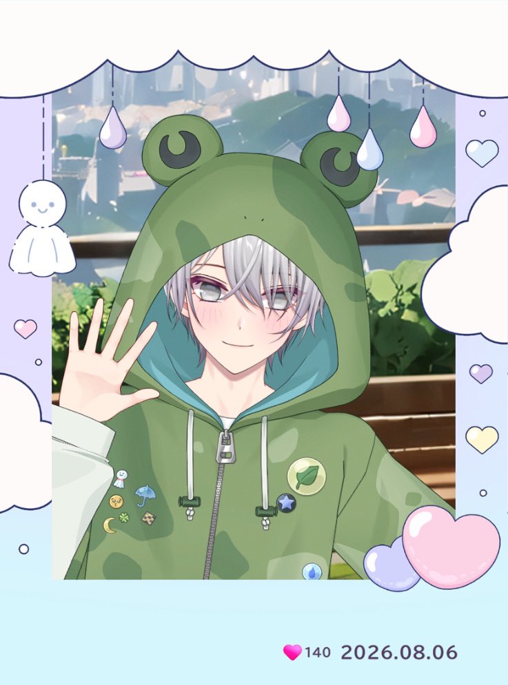 airi2222's tweet photo. かえるパーカー出た🐸 https://t.co/cNczBKTXgO