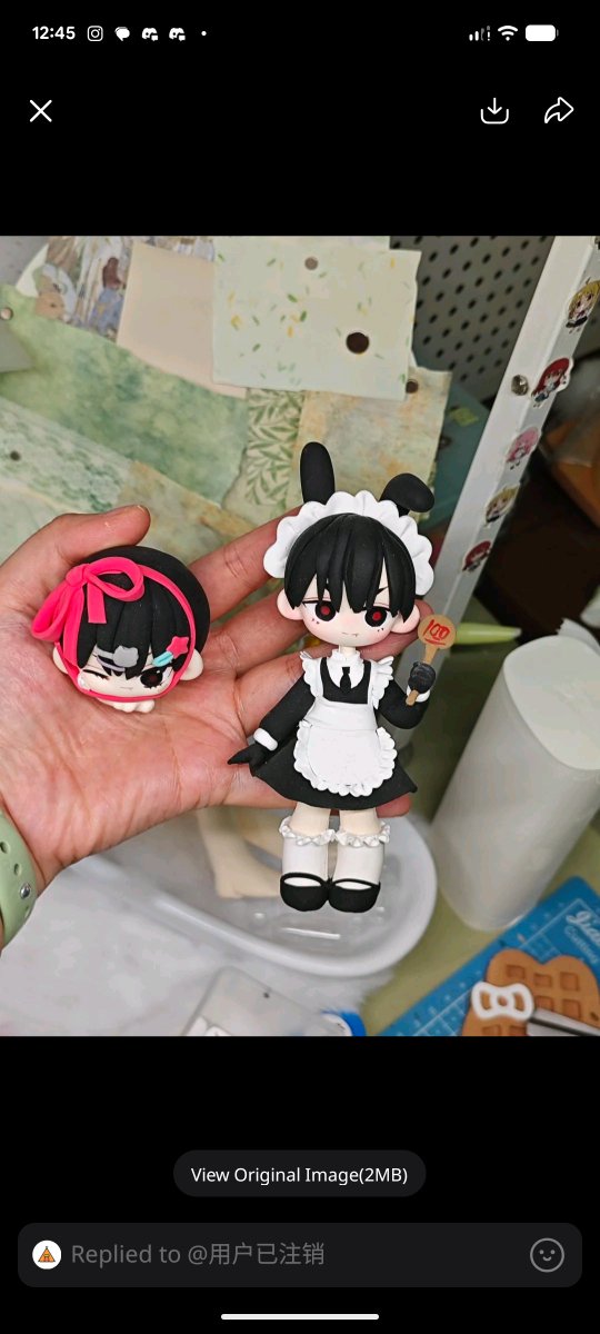 flhuffl's tweet photo. I had found out the Chinese artist I was doing an art trade quit social media. I hadn't gotten the clay art figures they made for our trade. https://t.co/F38wgyoxOw