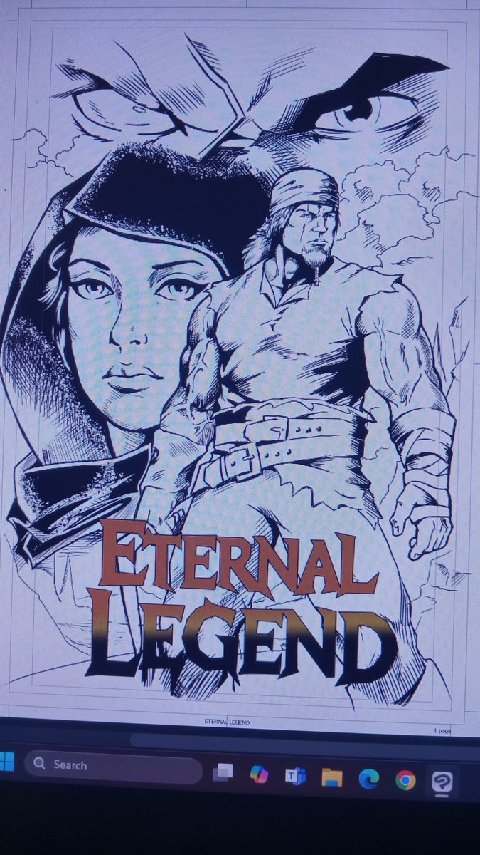 ArtofCShelton's tweet photo. I took a detour and inked the cover instead. What do yall think? https://t.co/C4VhZuNHAS