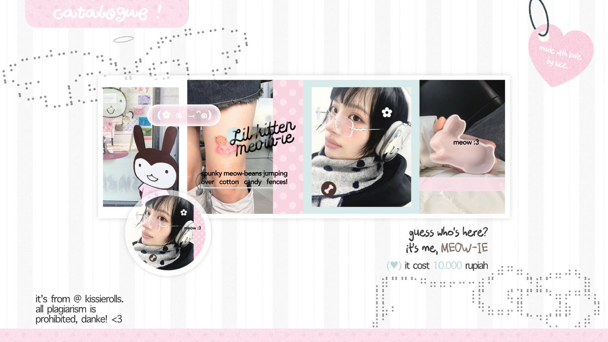 kissierolls's tweet photo. like &amp; repost are appreciated </3

hai semua! kenalan sama 4 anak baru aku yuk, bantu ospek yaa temen-temen :3 apabila ada kesamaan dengan ba lain, dm aku yaa, thank you! <3 oh iya untuk layout karina winter yang ada di thread ufs ya. 

( #bealanja #zonauang ) ⭐️ https://t.co/I3YC6DAJ7r