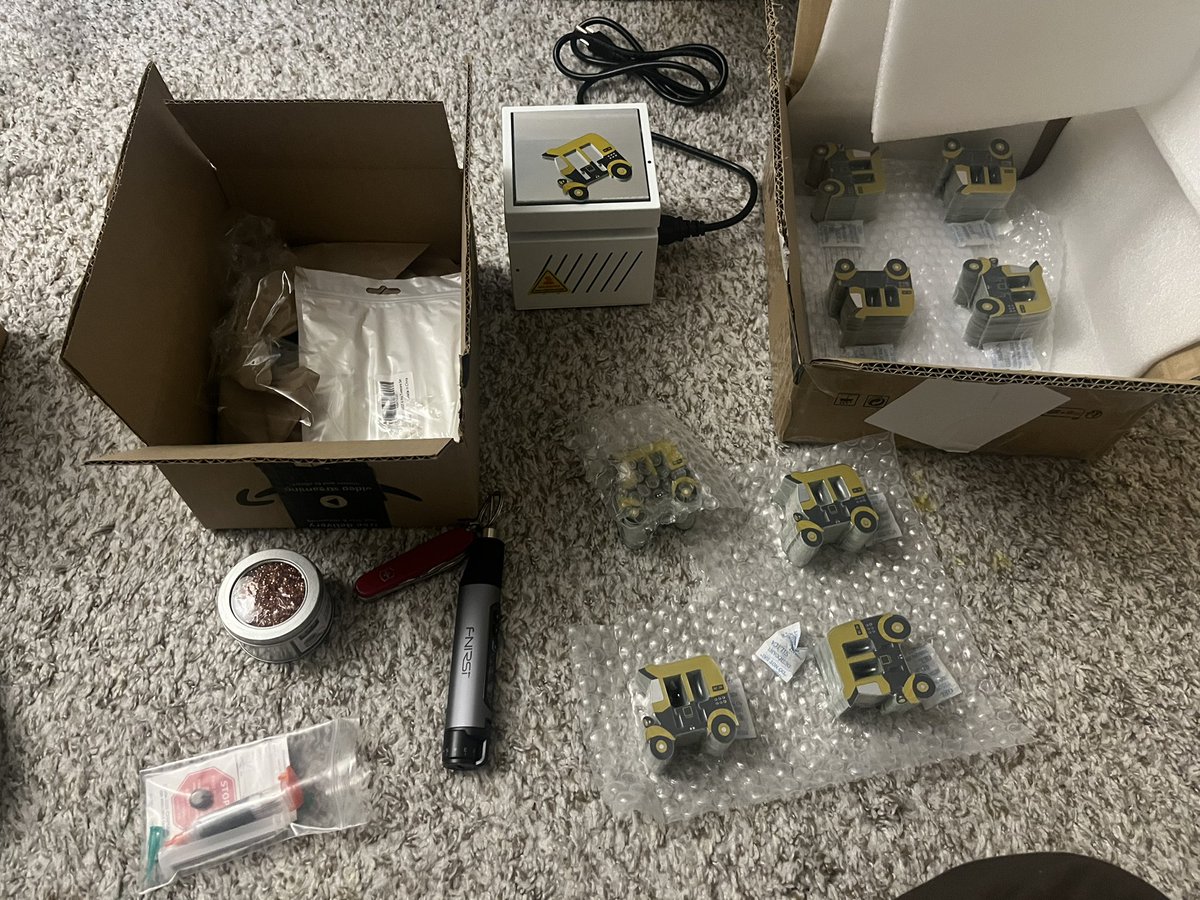 0xSEGADOG's tweet photo. guys they’re lying about chinese labor arbitrage. I will solder these myself for hacker summer camp https://t.co/6WnU1GiLhX