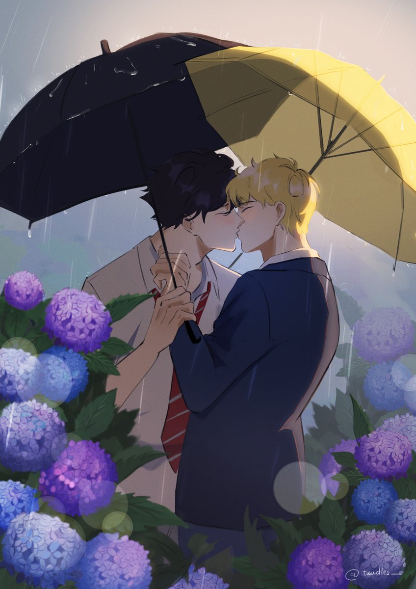 tuudles_'s tweet photo. Kiss the Rain 
#クロ月 #kurotsuki #krtsk https://t.co/xQ4in9kSgm