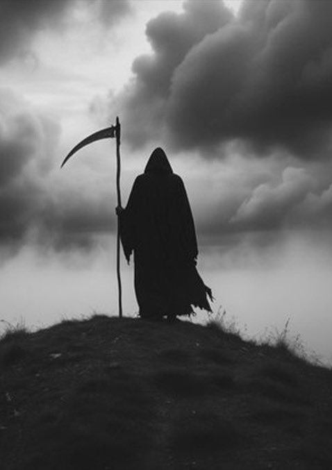 vampbasedgod's tweet photo. A man has been arrested after dressing as the Grim Reaper and sitting on top of a Welsh hospital to stare at staff and patients 😳 https://t.co/jiXefge5WF