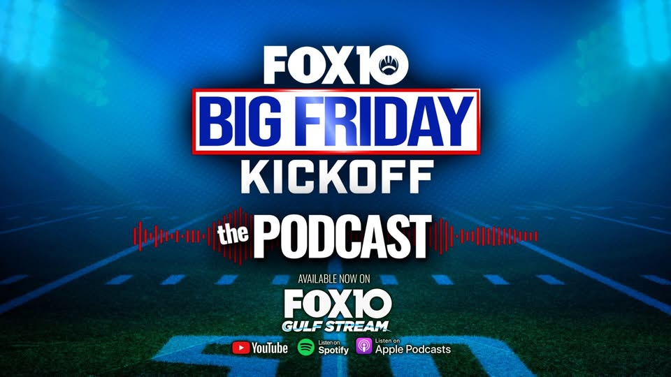ECochranFOX10's tweet photo. 🎙️ New Big Friday Kickoff Podcast!

We recap the inaugural Big Friday Kickoff Media Day with T.P. Hammock 
(@AlabamaHSFB) and Vlad Valasiuk (@BamaPrepsFB)

Then, @robert_ristaneo and I break down Class 1A Region 1—why Leroy is still the favorite, how reclassification changed the region, and who could emerge in the playoff race.

Listen now: https://t.co/OHbN9cCJXl | YouTube | Apple Podcasts | Spotify