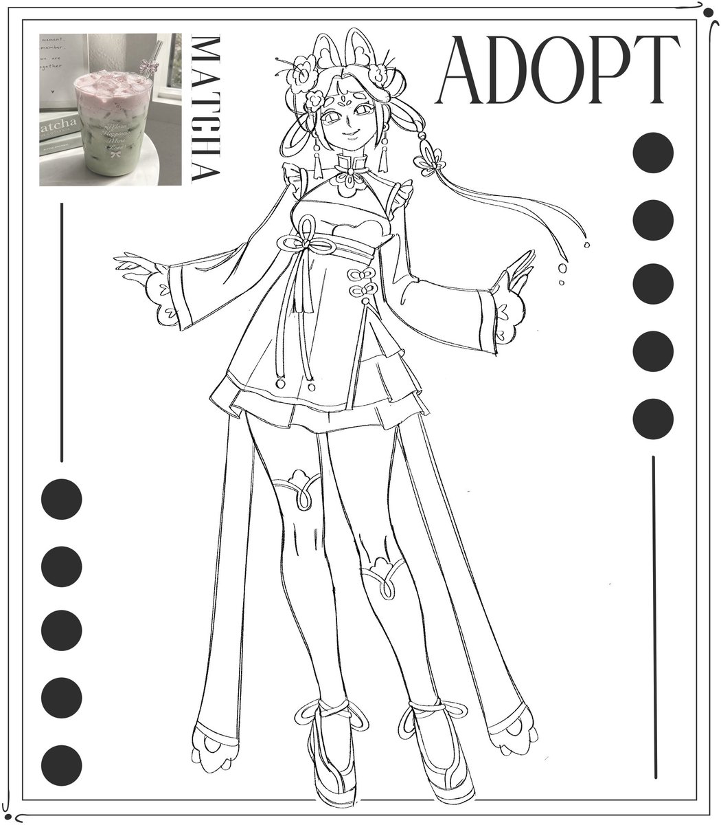 its4nnaa's tweet photo. [#wip] matcha girl adoptable
#adoptable #adopt https://t.co/3h7TvoJ5ZI