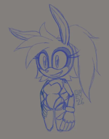 TheGreyWclf's tweet photo. Also a recent Bunnie sketch when I was brushing off the rust

#sonic #sonicart #archiesonic https://t.co/eRXg7vzNGo