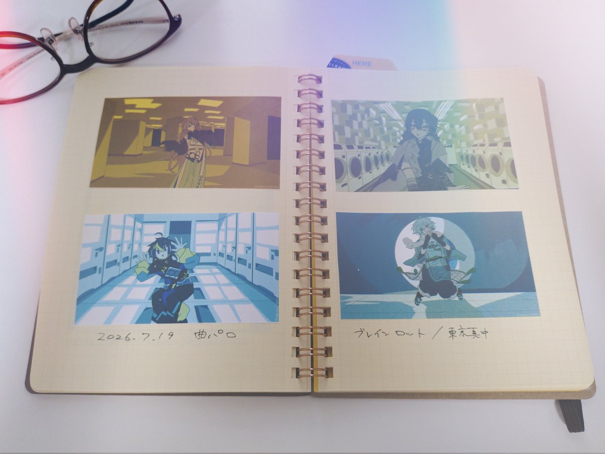 yokomuiteneru's tweet photo. これはライフハックなんですが　自分の絵を印刷してノートに貼って日付とキャプションを一言添えると 結構健康にいいです。 https://t.co/BXuASNBLHp