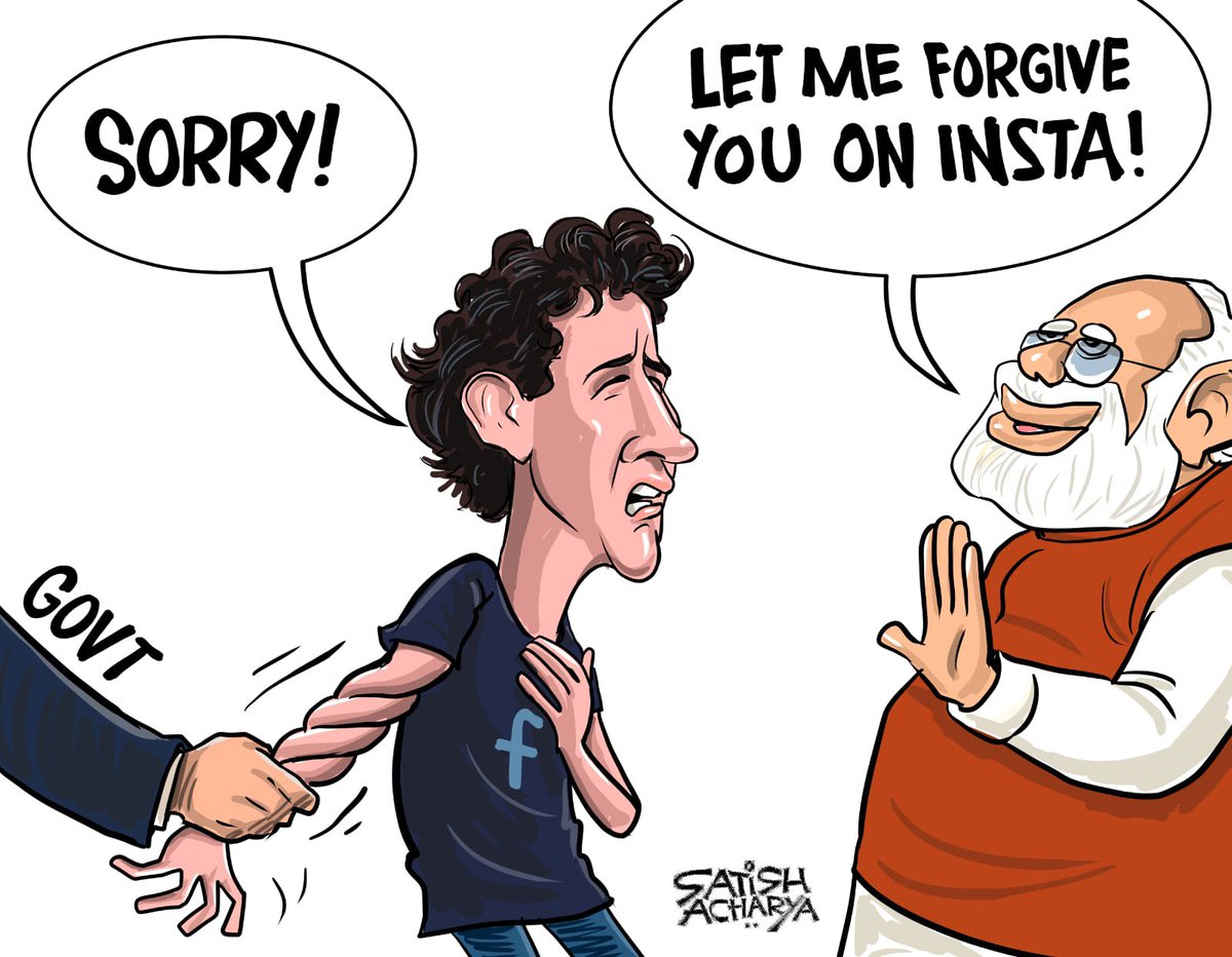 satishacharya's tweet photo. Govt demands apology from Mark Zuckerberg! #MarkZuckerberg https://t.co/ifdGVmMl4X