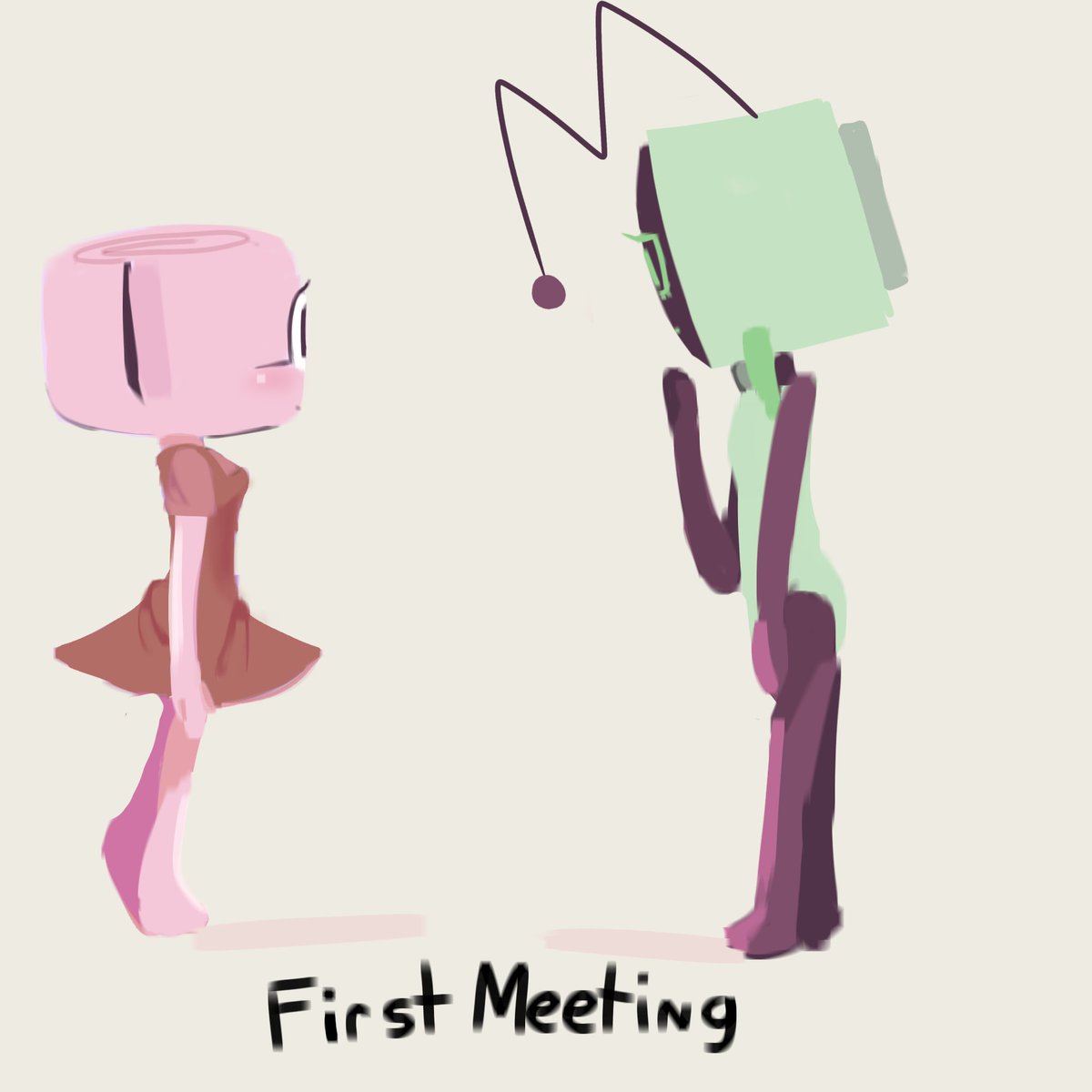 mwehememwe's tweet photo. tried color theory for the first time #shellvision #dandysworld https://t.co/1lTq51sv6j