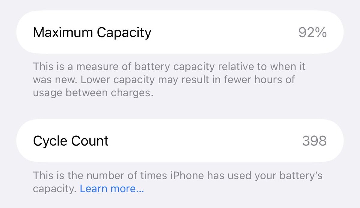 DuncanPAnderson's tweet photo. After 18 months usage, 92% remaining…
Is it normal or a little weak? https://t.co/yVimuc29uN